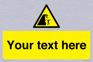 Custom Warning unstable cliff